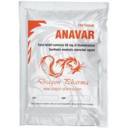 Anavar 10mg - Oxandrolone - Dragon Pharma, Europe