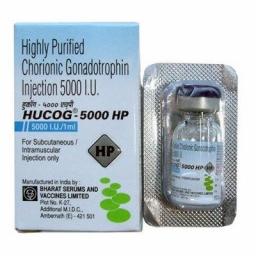 HUCOG 5000iu - HCG - Human Chorionic Gonadotropin - Bharat Serums And Vaccines Ltd, India