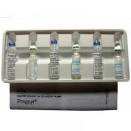 Pregnyl HCG 1500iu - Human Chorionic Gonadotrophin - Organon Ilaclari, Turkey